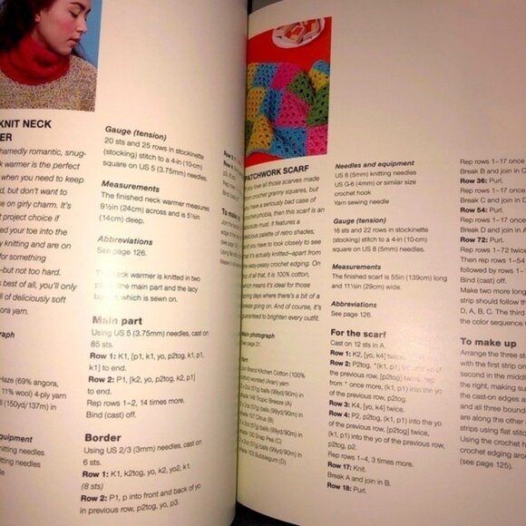 NWT Knitting Scarves & Cowls 36 Patterns Project Book Quick & Stylish Knits - Picture 13 of 17
